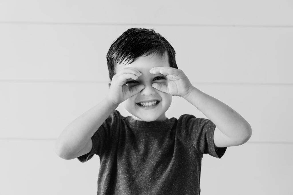 Kids studio portrait ideas